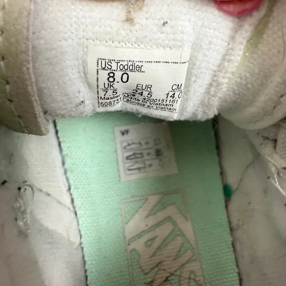 Vans Sk8 Hi Zip Tie‎ Dye Pastel High Top Sneakers Shoes 8C